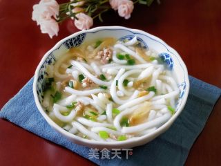 肉末榨菜汤粄的做法步骤：8