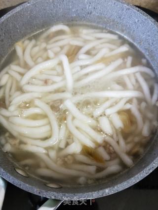 肉末榨菜汤粄的做法步骤：6
