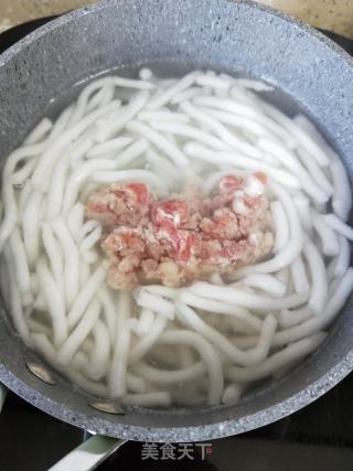 肉末榨菜汤粄的做法步骤：4