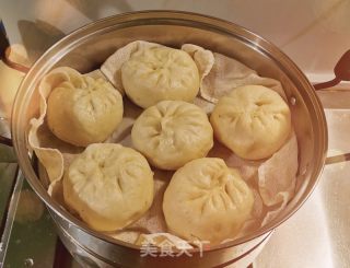 豆芽香菜素包的做法步骤：12