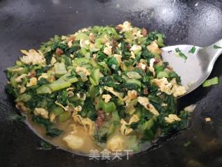 莙荙菜鸡蛋捞面的做法步骤：4