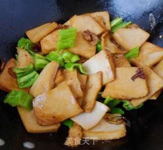 青椒炒千叶豆腐的做法步骤：8