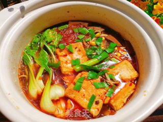 鸭血豆腐粉丝汤的做法步骤：15