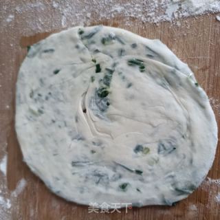 野葱油饼的做法步骤：8