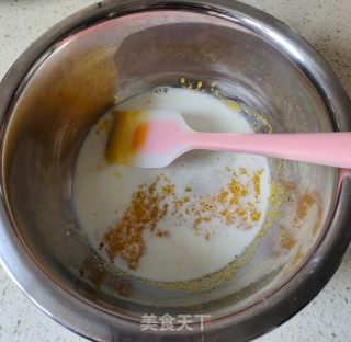 六寸艺术蒸蛋糕的做法步骤：2