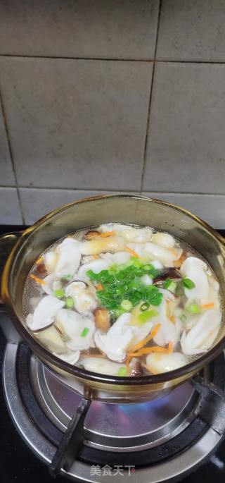 姬松茸肉片汤的做法步骤：12