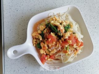 番茄打卤面的做法步骤：7