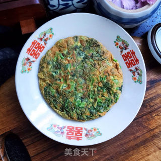 菠菜鸡蛋饼的做法步骤：10
