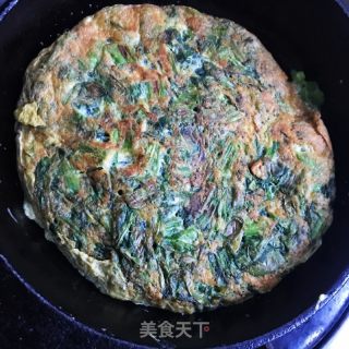 菠菜鸡蛋饼的做法步骤：7
