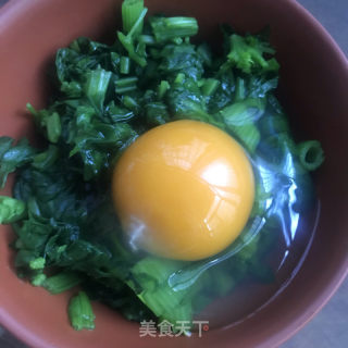 菠菜鸡蛋饼的做法步骤：4