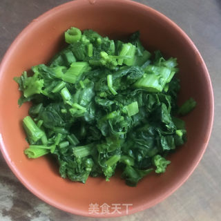 菠菜鸡蛋饼的做法步骤：3
