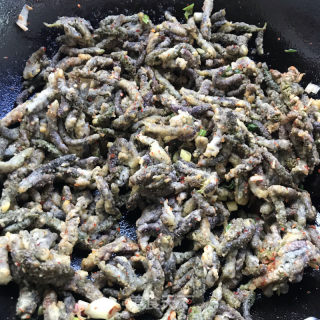 粉蒸苟桃絮的做法步骤：11