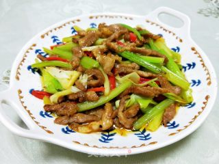 西芹炒肉丝的做法步骤：10