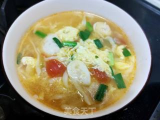 西红柿鸡蛋手擀面的做法步骤：11