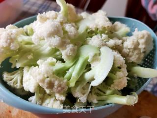 肉片炒菜花的做法步骤：2