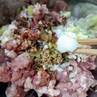 麦蒿肉饺的做法步骤：11