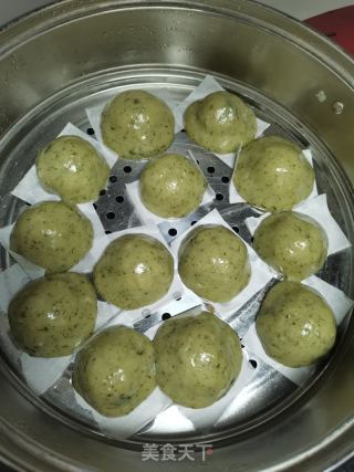 艾草青团的做法步骤：6