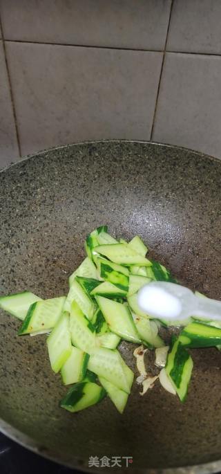 驴肉炒青瓜的做法步骤：9
