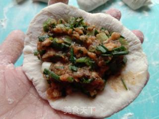 香菇野葱饼的做法步骤：8
