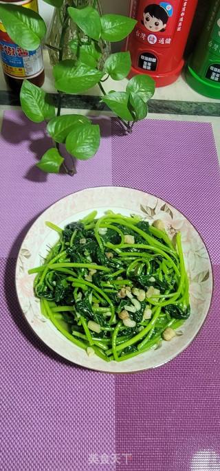 猪油炒番薯叶的做法步骤：7