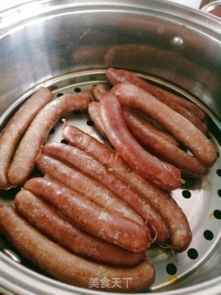 黑胡椒牛肉烤肠的做法步骤：10