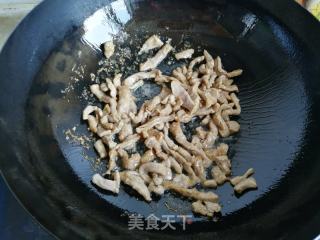 双笋肉丝炒年糕的做法步骤：5