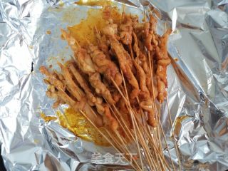 烤鸡肉串串的做法步骤：6