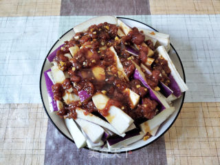 肉末蒸茄子的做法步骤：9