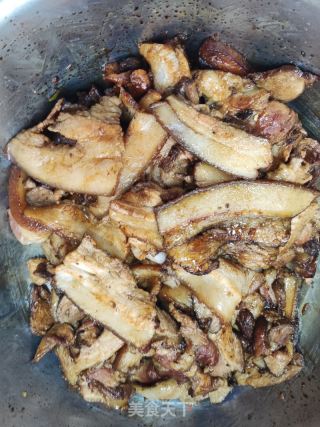 芥菜扣肉的做法步骤：8