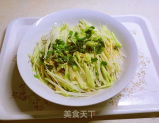 生拌椒油苤蓝的做法步骤：10