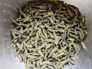 油泼楮桃穗的做法步骤：1