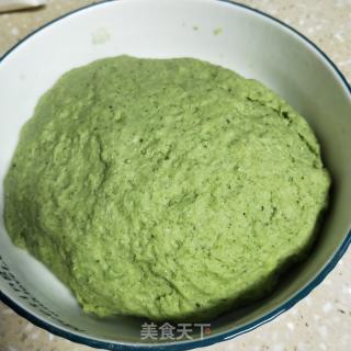艾草馒头的做法步骤：10