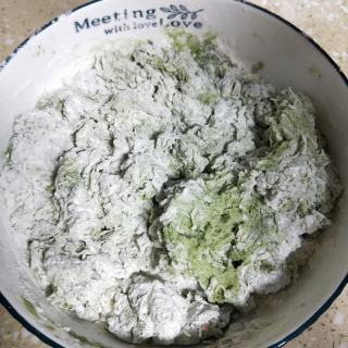 艾草馒头的做法步骤：8