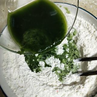 艾草馒头的做法步骤：7