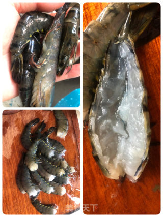 粉丝蒜蓉虾的做法步骤：1