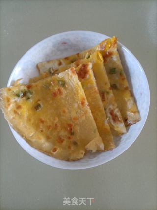 不用揉面的鸡蛋葱花饼的做法步骤：11