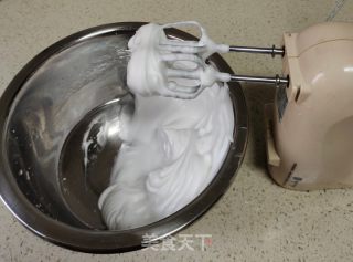 蝶豆花粉蒸蛋糕的做法步骤：7
