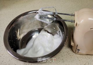 蝶豆花粉蒸蛋糕的做法步骤：6