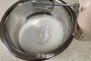 蝶豆花粉蒸蛋糕的做法步骤：5
