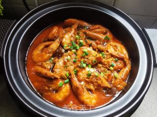 冬瓜大虾煲的做法步骤：5