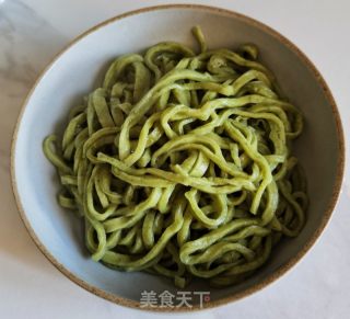 艾叶手工面的做法步骤：12