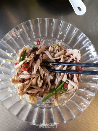 凉拌鸡腿肉的做法步骤：6