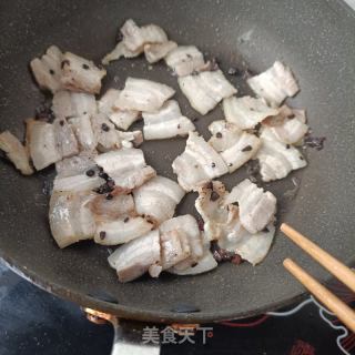 豉香薤白回锅肉的做法步骤：8
