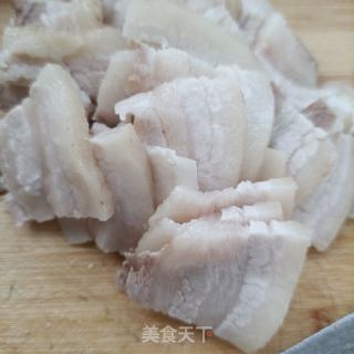 豉香薤白回锅肉的做法步骤：3