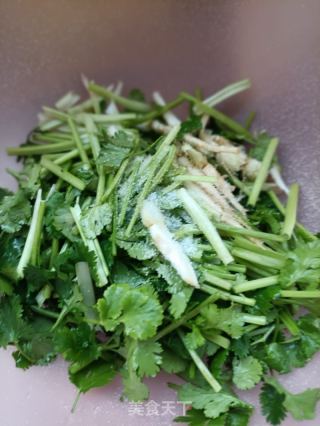香菜拌驴肉的做法步骤：10