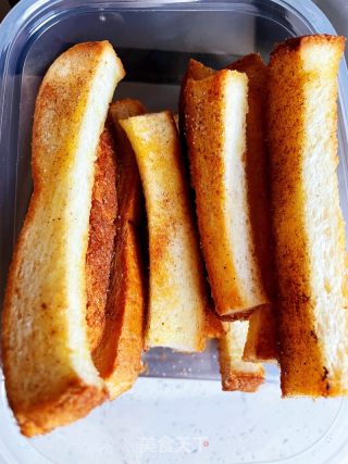 肉桂面包脆条的做法步骤：9