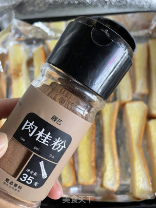 肉桂面包脆条的做法步骤：6
