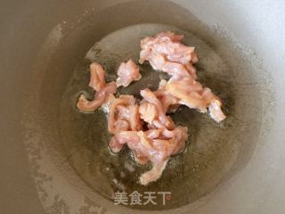 螺丝椒平菇炒肉丝的做法步骤：7