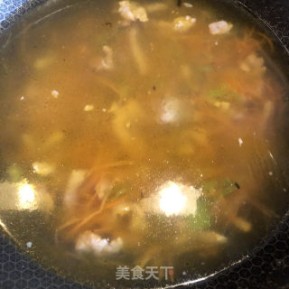 菠菜肉丝汤面的做法步骤：11