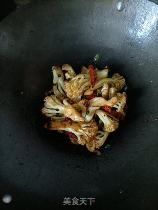 干煸菜花的做法步骤：9